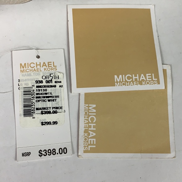 MICHAEL KORS Hamilton Whipped Optic White Tote - Picture 10 of 11